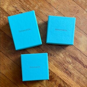 Tiffany & Co. Blue Gift Boxes Set